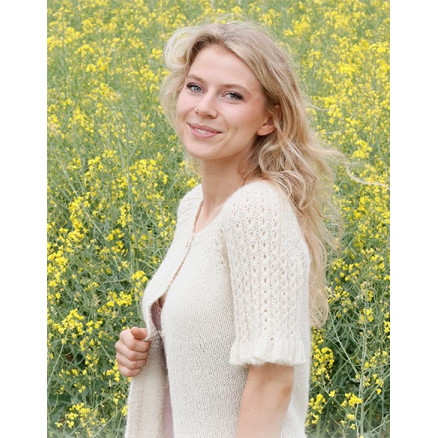 Pearlescent Cardigan by DROPS Design - Cardigan Strikkeopskrift str. S - XXXL Pearlescent Cardigan by DROPS Design - Cardigan Strikkeopskrift str. S - XXXL
