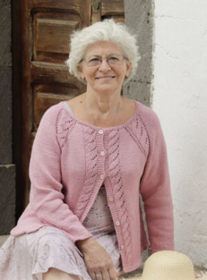 Peonia Cardigan by DROPS Design - Jakke Strikkeopskrift str. S - XXXL