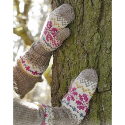 Prairie Fairy Mittens by DROPS Design - Vanter Strikkeopskrift str. 3/5 - 9/12 år Prairie Fairy Mittens by DROPS Design - Vanter Strikkeopskrift str. 3/5 - 9/12 år