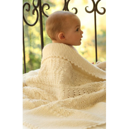 Princess Chantilly by DROPS Design - Baby Tæppe Strikkeopskrift 65x80 cm Princess Chantilly by DROPS Design - Baby Tæppe Strikkeopskrift 65x80 cm