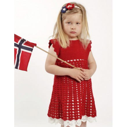 Princess Matilde by DROPS Design - Kjole og Hårbånd Hækleopskrift str. 2 år - 9/10 år Princess Matilde by DROPS Design - Kjole og Hårbånd Hækleopskrift str. 2 år - 9/10 år