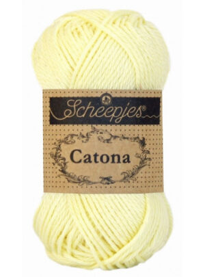 Scheepjes Catona Garn Unicolor 101 Candle Light