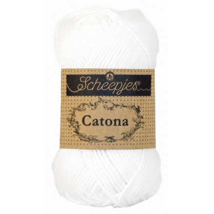 Scheepjes Catona Garn Unicolor 106 Snow White Scheepjes Catona Garn Unicolor 106 Snow White