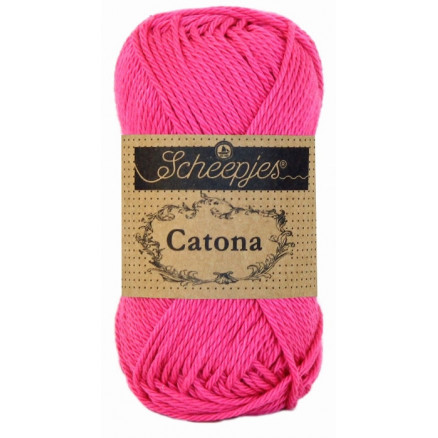 Scheepjes Catona Garn Unicolor 114 Shocking Pink Scheepjes Catona Garn Unicolor 114 Shocking Pink