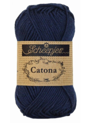 Scheepjes Catona Garn Unicolor 124 Ultramarine