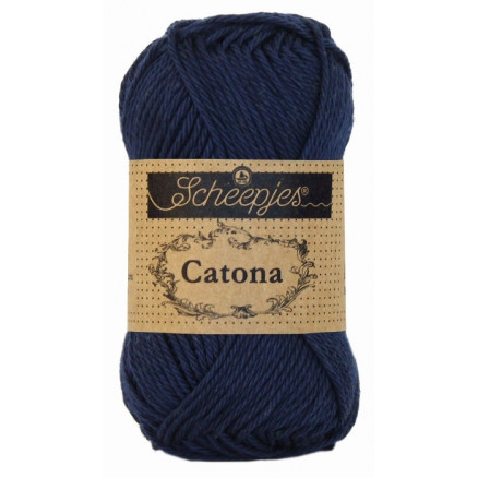 Scheepjes Catona Garn Unicolor 124 Ultramarine Scheepjes Catona Garn Unicolor 124 Ultramarine
