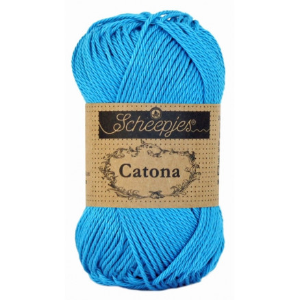 Scheepjes Catona Garn Unicolor 146 Vivid Blue Scheepjes Catona Garn Unicolor 146 Vivid Blue