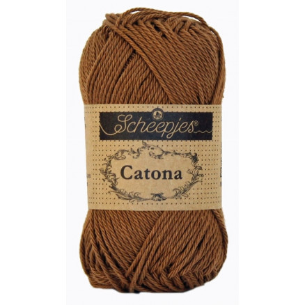 Scheepjes Catona Garn Unicolor 157 Root Beer Scheepjes Catona Garn Unicolor 157 Root Beer