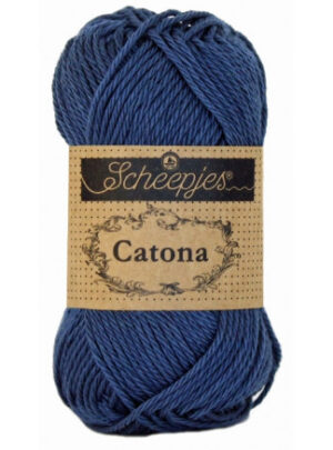 Scheepjes Catona Garn Unicolor 164 Light Navy