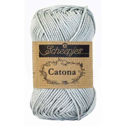 Scheepjes Catona Garn Unicolor 172 Light Silver Scheepjes Catona Garn Unicolor 172 Light Silver