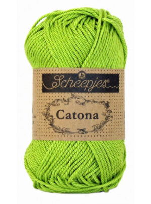 Scheepjes Catona Garn Unicolor 205 Kiwi