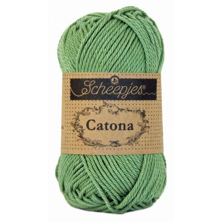 Scheepjes Catona Garn Unicolor 212 Sage Green Scheepjes Catona Garn Unicolor 212 Sage Green