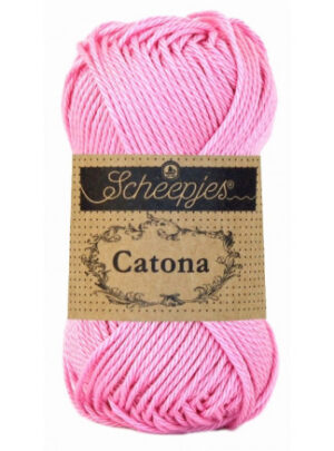 Scheepjes Catona Garn Unicolor 222 Tulip