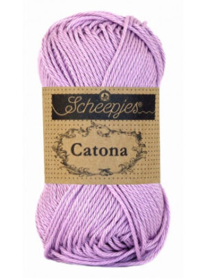 Scheepjes Catona Garn Unicolor 226 Light Orchid