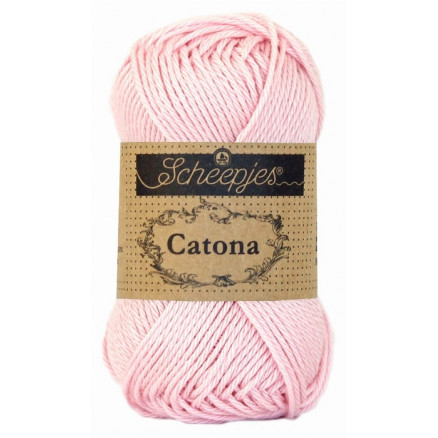 Scheepjes Catona Garn Unicolor 238 Powder Pink Scheepjes Catona Garn Unicolor 238 Powder Pink