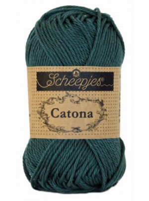 Scheepjes Catona Garn Unicolor 244 Spruce