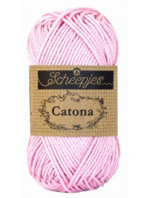 Scheepjes Catona Garn Unicolor 246 Icy Pink