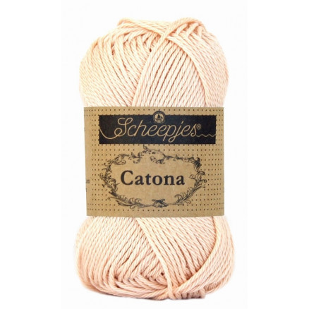 Scheepjes Catona Garn Unicolor 263 Petal Peach Scheepjes Catona Garn Unicolor 263 Petal Peach