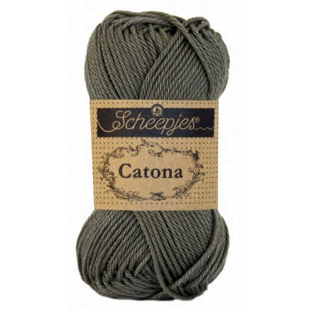 Scheepjes Catona Garn Unicolor 387 Dark Olive Scheepjes Catona Garn Unicolor 387 Dark Olive
