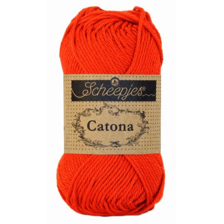 Scheepjes Catona Garn Unicolor 390 Poppy Rose Scheepjes Catona Garn Unicolor 390 Poppy Rose