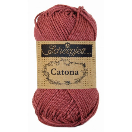 Scheepjes Catona Garn Unicolor 396 Rose Wine Scheepjes Catona Garn Unicolor 396 Rose Wine