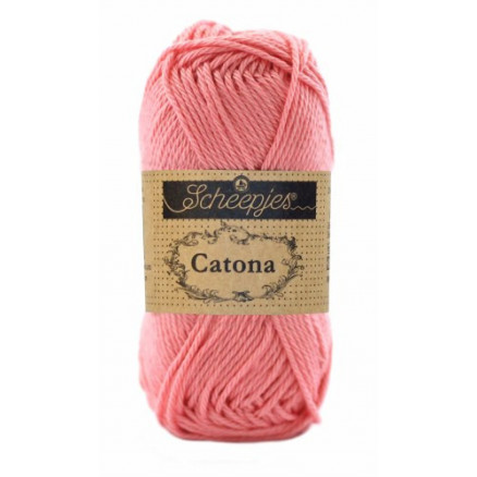 Scheepjes Catona Garn Unicolor 409 Soft Rose Scheepjes Catona Garn Unicolor 409 Soft Rose