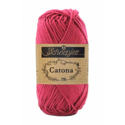 Scheepjes Catona Garn Unicolor 413 Cherry Scheepjes Catona Garn Unicolor 413 Cherry