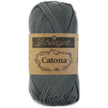 Scheepjes Catona Garn Unicolor 501 Anthracite Scheepjes Catona Garn Unicolor 501 Anthracite