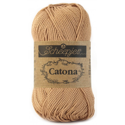 Scheepjes Catona Garn Unicolor 502 Camel Scheepjes Catona Garn Unicolor 502 Camel