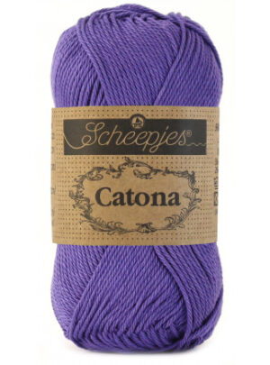 Scheepjes Catona Garn Unicolor 508 Deep Amethyst