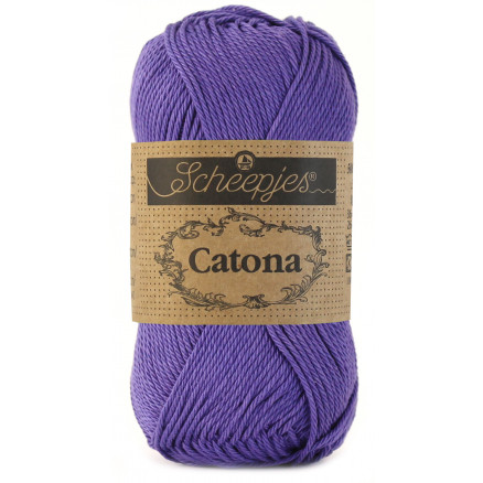 Scheepjes Catona Garn Unicolor 508 Deep Amethyst Scheepjes Catona Garn Unicolor 508 Deep Amethyst