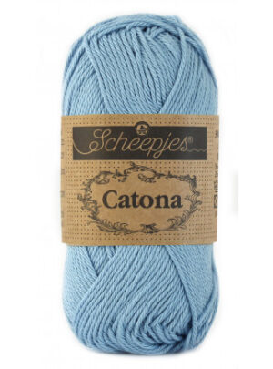 Scheepjes Catona Garn Unicolor 510 Sky Blue