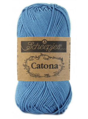Scheepjes Catona Garn Unicolor 511 Cornflower