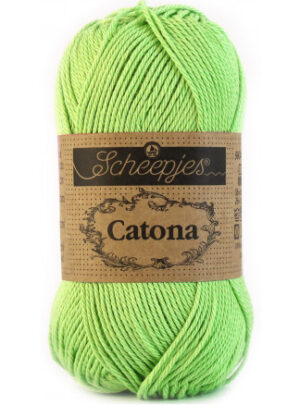 Scheepjes Catona Garn Unicolor 513 Apple Granny