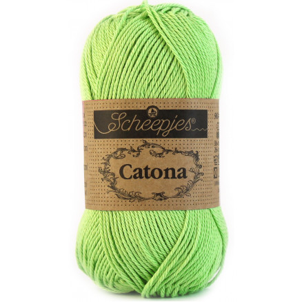 Scheepjes Catona Garn Unicolor 513 Apple Granny Scheepjes Catona Garn Unicolor 513 Apple Granny