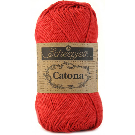 Scheepjes Catona Garn Unicolor 516 Candy Apple Scheepjes Catona Garn Unicolor 516 Candy Apple