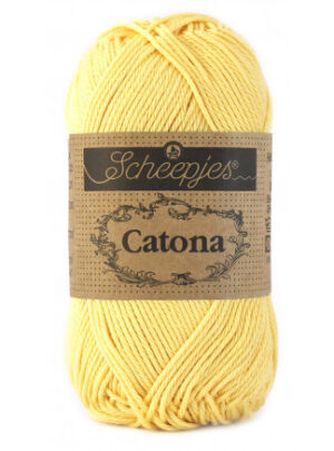 Scheepjes Catona Garn Unicolor 522 Primrose