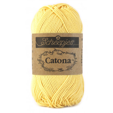 Scheepjes Catona Garn Unicolor 522 Primrose Scheepjes Catona Garn Unicolor 522 Primrose