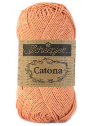 Scheepjes Catona Garn Unicolor 524 Apricot