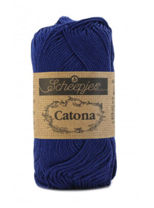 Scheepjes Catona Garn Unicolor 527 Midnight