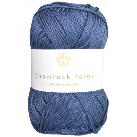 Shamrock Yarns 100% Mercerised Cotton 114 Marineblå Shamrock Yarns 100% Mercerised Cotton 114 Marineblå