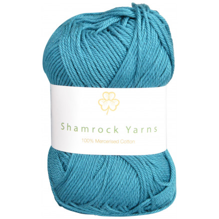 Shamrock Yarns 100% Mercerised Cotton 132 Petrol Shamrock Yarns 100% Mercerised Cotton 132 Petrol