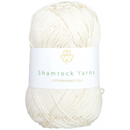 Shamrock Yarns 100% Mercerised Cotton 172 Natur Shamrock Yarns 100% Mercerised Cotton 172 Natur