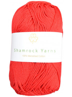 Shamrock Yarns 100% Mercerised Cotton 19 Rød