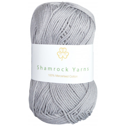 Shamrock Yarns 100% Mercerised Cotton 232 Lysegrå Shamrock Yarns 100% Mercerised Cotton 232 Lysegrå
