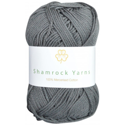 Shamrock Yarns 100% Mercerised Cotton 236 Koksgrå Shamrock Yarns 100% Mercerised Cotton 236 Koksgrå