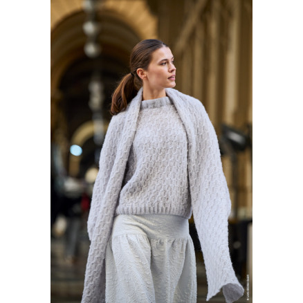 Sweater, Nebbia af Lana Grossa - Sweater Strikkeopskrift Str. 36-50 Sweater, Nebbia af Lana Grossa - Sweater Strikkeopskrift Str. 36-50