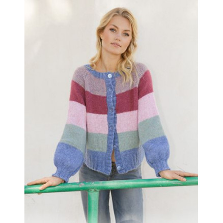 Sweet Country Sunrise Jacket by DROPS Design - Jakke Strikkeopskrift str. S - XXXL Sweet Country Sunrise Jacket by DROPS Design - Jakke Strikkeopskrift str. S - XXXL
