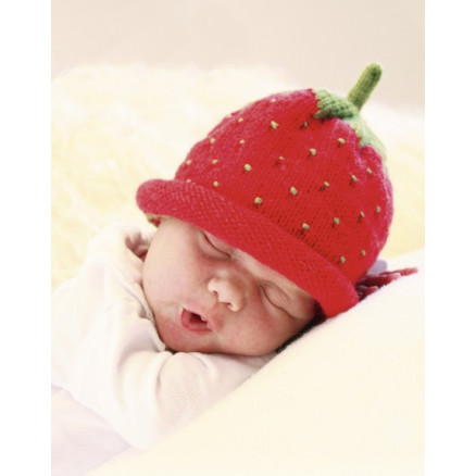 Sweet Strawberry by DROPS Design - Baby Hue Strikkeopskrift str. 1/3 mdr - 3/4 år Sweet Strawberry by DROPS Design - Baby Hue Strikkeopskrift str. 1/3 mdr - 3/4 år