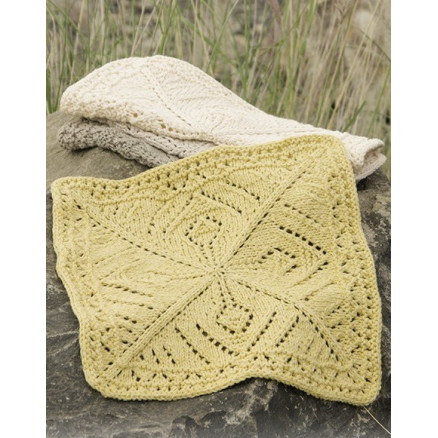 Thistle in Bloom by DROPS Design - Klude Strikkeopskrift 26x26 cm Thistle in Bloom by DROPS Design - Klude Strikkeopskrift 26x26 cm